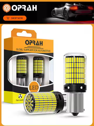 Oprah 2X High Power Car LED Light 1156 PY21W 1157 BAY15D P21/5W 150*4014 SMD Canbus Front/Rear Turn 