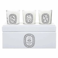 Official Authentic Diptyque Set of 3 Mini Candles- Baies Figuier Roses(3x70g)