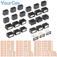 5pcs/1pc HF32FA HF32FA-G/005-HSL1 012-HSL1 024-HSL1 5V 12V 24V DC 4P Sensitivity Type Small Medium P