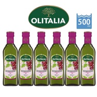 【Olitalia奧利塔】葡萄籽油500mlx6瓶