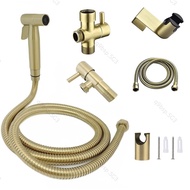 Bathroom Toilet spray bidet sprinklers Muslim Sprayer shower head Hook holder Water hose T valve Handheld  SG9B3