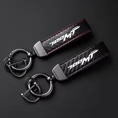 High-Grade Carbon Fiber Motorcycle Keychain Holder Keyring For CFMOTO 700MT 700 MT CF700 MT700 2024 