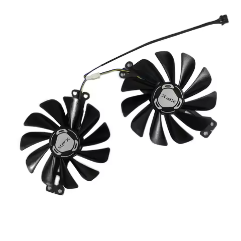 2Pcs/Set,95mm(100mm) Alternative FDC10U12S9-C,Graphics Card Fan,Video Cards Cooling,For XFX RX 6600 