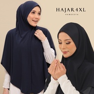 Tudung Labuh XL 4XL Hajar Tudung Sarung Scuba Tudung Umrah Tudung Berdagu Hameesya