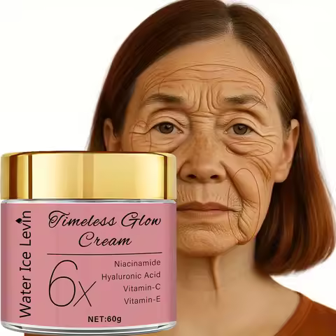 Timeless Glow Face Cream with Niacinamide, Hyaluronic Acid & Vitamin C - Brightening & Moisturizing 
