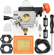 4180-120-0615 Carburetor Kit, Replacement for Stihl FS89 FS89R FS91 FS91R FS111 FS111R FS111RX KM91R