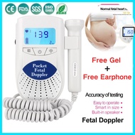 doppler [Free baby Gel+Earphone]fetal heart beat monitor device portable medical LCD display pxc6 [F
