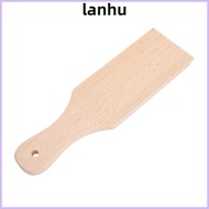 LANHU 3PCS Gnocchi Board, Ridged Surface Beech Wood  Making Tool, Durable Easy Clean Paddle Shape Gn