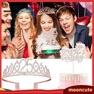 mooncute|  5Pcs/Set 10th 15th 25th 30th 40th 50th 60th Birthday Decoration Sweet Rhinestones Balloon