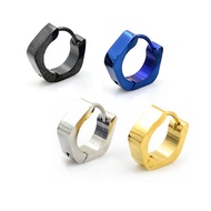 Polygonal Diamond Earrings Titanium Steel Hypoallergenic Can Wear Bath Stud Men Women Suitable Aidou