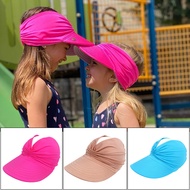 【hot】☋  Sun Hat Wide Brim UV Protection Beach Cap For Children Boys Packable Hats