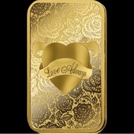 PAMP SUISSE Love Always 5g Gold Bar 999 Murah (collecter item)