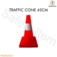 Traffic Cone 45cm Safety Traffic Cone Rubber 45 cm Traffic Cone/ Lintas