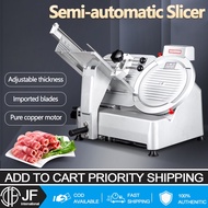 Meat slicer Slicer 12-inch heavy-duty semi-automatic slicer Stainless steel electric slicer