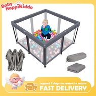 Foldable Baby Playpen, Playpen Baby, Pagar Baby Safety, Portable, No-Install, Compact Space-Saving