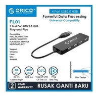 Usb 2.0 hub orico 4 port slim 480Mbps slim mini 30cm cable for pc aio laptop i-mac-book fl01 fl-01 -