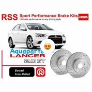 Lancer GT CKD 276mm RSS Sport Brake Disc Rotor / Slotted and Drill Disc