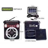 radio rechargeable KUKU  AM  FM new practical radio  AM-069S ,with new high efficiency solar panels for outing(069S)