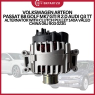 VOLKSWAGEN ARTEON PASSAT B8 GOLF MK7 GTI R 2.0 AUDI Q3 TT ALTERNATOR WITH CLUTCH PULLEY 140A VALEO C