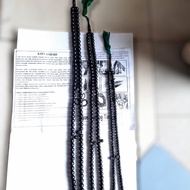 Tasbih Kayu Gaharu | Tasbih Gaharu Wangi Asli Kalimantan 99 - Hitam, 8mm