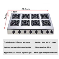 SUPOL 2024 4 Burner Gas Stove Rectangle Direct Injection 4 Burner Gas Stove Heavy Duty Pure Import B