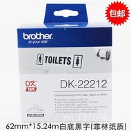 30.48m Original Continuous Ribbon DK-22205*Tag Brother62mm Label Film Thermal Waterproof M4CK