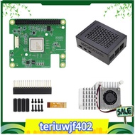 【●TI●】For  5 AI HAT+, 26 Tops -8 AI Accelerator Module with Active Radiator Aluminum Alloy Case