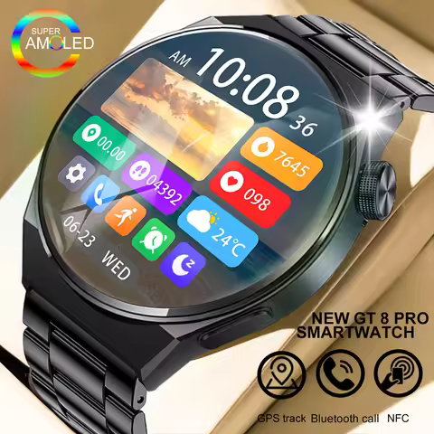 For Huawei New GT8 PRO SmartWatch Men's HD Screen Heart rate BT Call NFC Powerful Luxury Smartwatch 