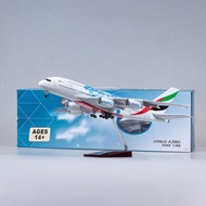 47cm Model Airplane 1: 160 Scale Shibo Air A380 Company Airplane Model