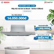 [25-29.06] Voucher Lazada đến 1TR | Máy hút mùi âm tủ Bosch DFS097A51B - Series 4 (90cm) - Hàng chín