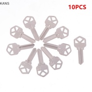 Kans 10 PCS KW1 Three Hole Hotel Door Thiening Unit Door Key nk Key nk Key Material nk vn