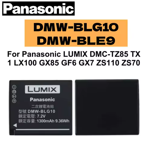 Original Panasonic DMW-BLG10 Battery DMC-TZ85 TX1 LX100 GX85 BLG10E GX7 ZS110 TZ90 GX9 ZS220 ZS70 BL