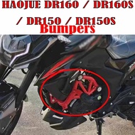 Fit HAOJUE DR160 / DR160S / DR150 / DR150S Crash Bars Bumpers Tank protector Cover For Haojue DR 160