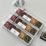 Macaron Packaging Box Transparent Macaron Green Group Fruit Packaging Box Mooncake Chinese Pastry Co