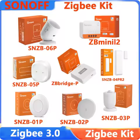 SONOFF Zigbee Sensor SNZB-04PR2 SNZB-01P SNZB-02P SNZB-03P SNZB-01P SNZB-05P SNZB-06P Zbminil2 Home 