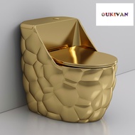 Creative Oval Sitting Toilet Siphonic Flushing Anti-Odor Silence Ceramic High Quality Toilet Bowl Tandas Duduk Bujur