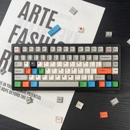 Retro Traffic Light Keycaps 1.7mm thickness PBT Cherry profile custom keycaps set for Alice 7u Mecha