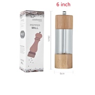 1pc Pepper Grinder Transparent Salt and Pepper Mill Salt Grinding Ceramic Core Multipurpose Cruet Ki