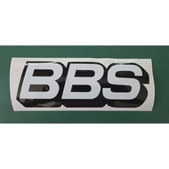 BBS Wheels Logo Car Vinyl Decal Sticker Cut-out