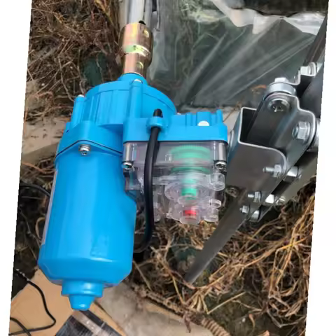 DC 24V Electric Film Rolling Machine Automatic Greenhouse Film Winder 100W 150W Motorized Roll up Fi