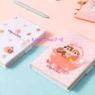 【M6】Disney Chip'n Dale Notebook With Plastic Cover B6 x 120 page Daily Book NoteBook Planner Journal Daily