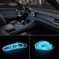Lampu Hias Neon Flex Car Interior LED Strip EL Light USB 12V