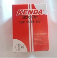 KENDA 建大 內胎 內呔 合 16吋 外胎 16x1.25/1.5 AV 美咀