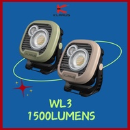 Klarus WL3 1500Lumens Rechargeable Camping Lantern 1500Lumens 4 Color Temperatures With Magnetic Bui