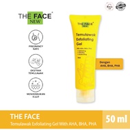 The FACE Temulawak Exfoliating Gel 50ml/AHA BHA PHA - Skincare Scrub FACE | Brighten And Remove Dead Skin Cells
