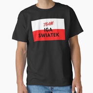 Iga Swiatek Classic T-Shirt Unisex Round Neck T-Shirt, Unique, Creative, Fashionable and Cool, Suita