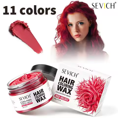 Hair Colour Wax DIY Temporary Hair Color Wax for Men & Women One-time Hairs Beard and Eyebrows Colou