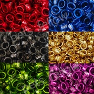 10 Pieces 4mm/5mm/6mm/7mm Parrot Leg Ring Bird Made Of Lightweight Aluminum Mixed Colors Suitable Fo