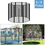 Trampoline Protective Net Durable Anti-fall Nylon Trampoline Safety Net Protection Fence Children Injury Prevention Trampoline