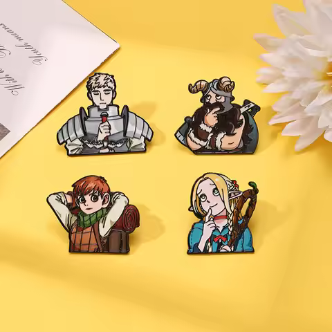 Leos Malohir Anime Cartoon Badge Labyrinth Rice Anime Peripheral Brooch Clothes Backpack Clothing Ac